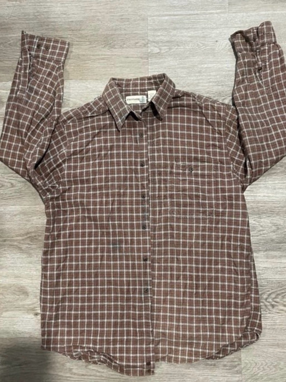 Vintage Fieldmaster Flannel Shirt Mens Large Brown
Plaid
90s